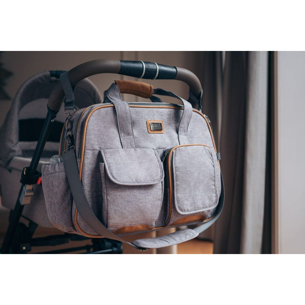 Bizzi Growin Pod Travel Changing Bag - Windsor Grey