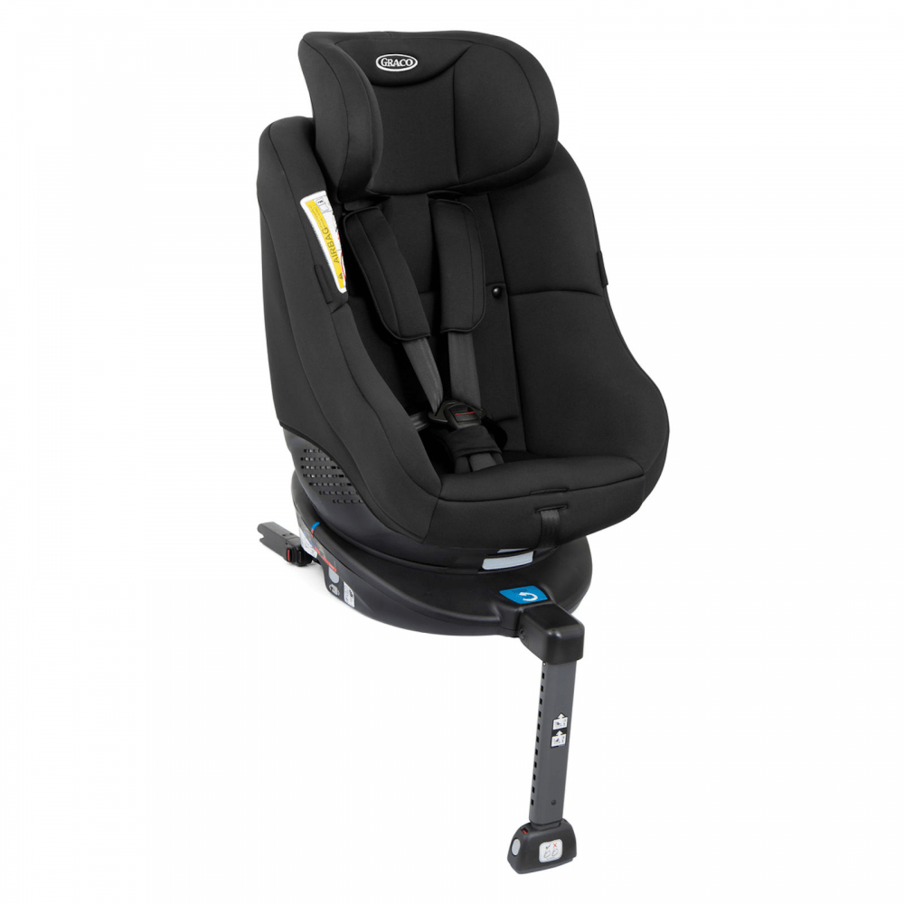 Graco Turn2Me ISOFIX Group 0+/1 Spin Car Seat | Black | Rotating