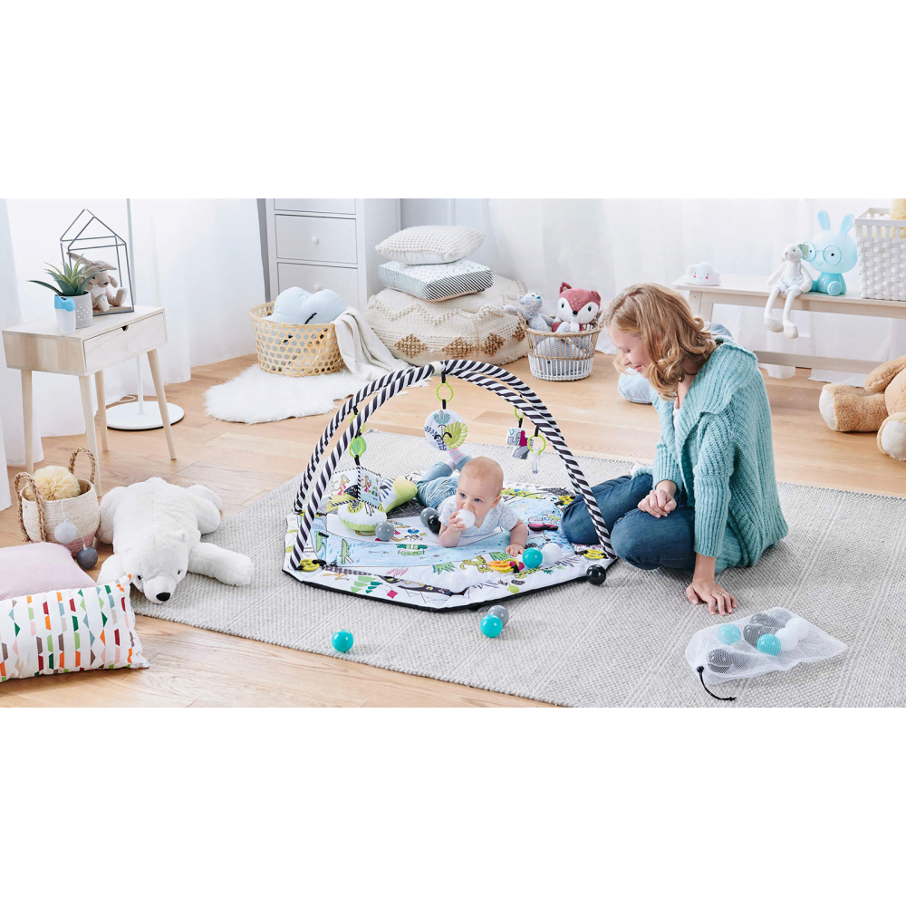 Kinderkraft Educational Playmat Smart Play Sensory Mat Ball Mat
