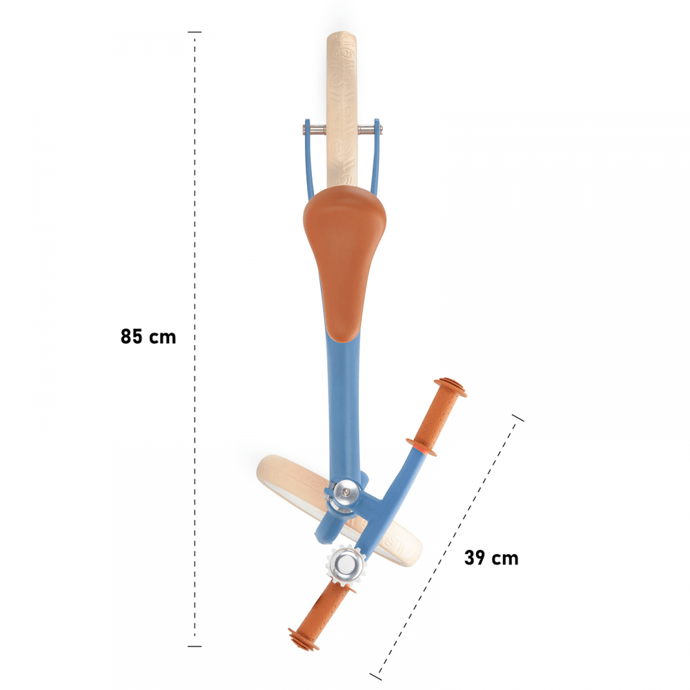 Kinderkraft Fly Plus Balance Bike Blue Sapphire Toddler Bike