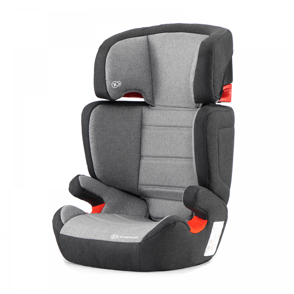 Kinderkraft JuniorFix Group 2/3 ISOFIX Car Seat Black/Grey Travel