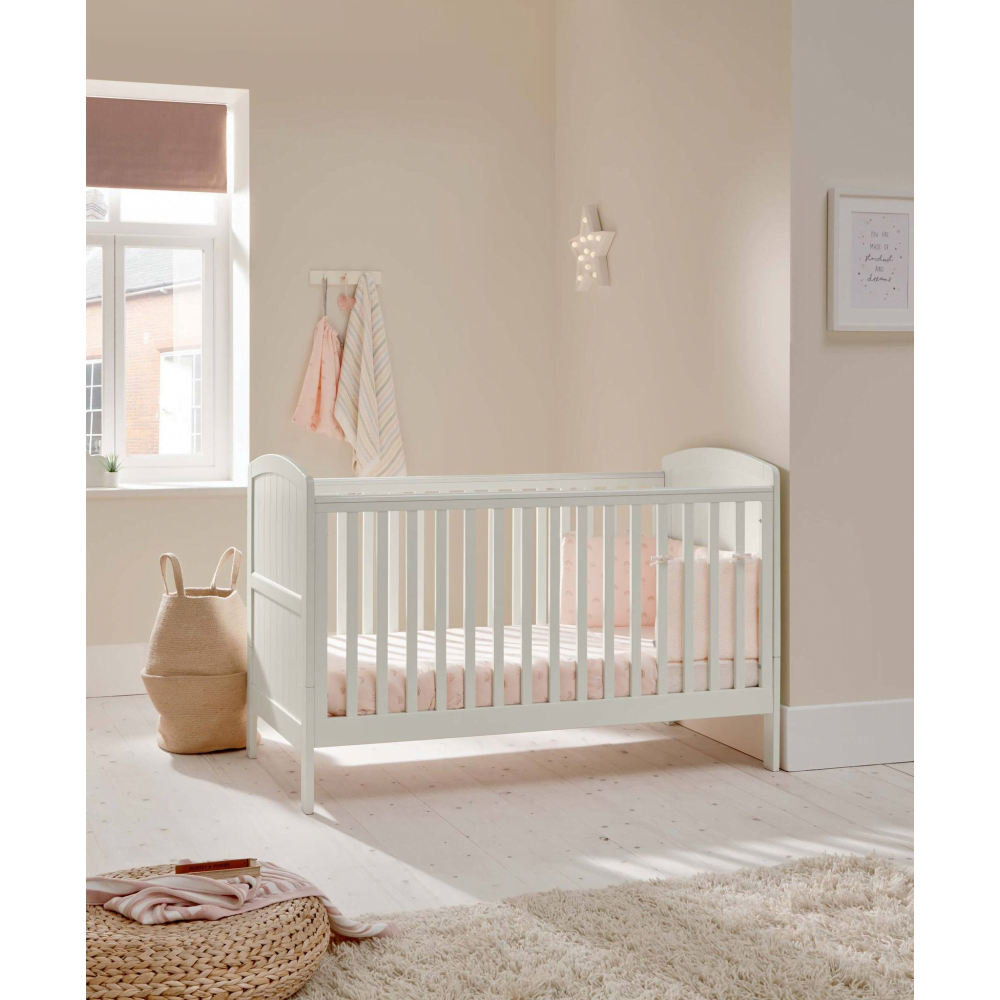 Mamas & Papas Dover Cotbed Set (Cotbed & Dresser) White white Nursery
