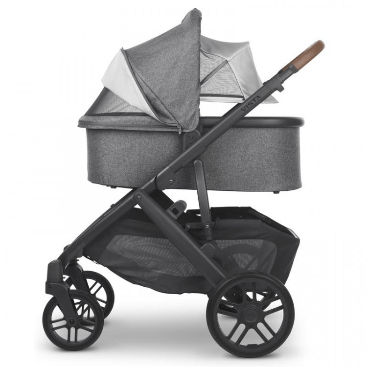 INU V2 Stroller-Greyson (Charcoal élange/Carbon/Saddle Leather) For