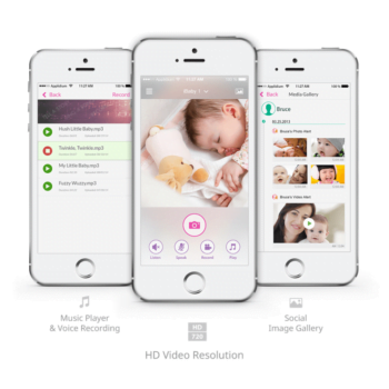 iBabyCare M6T App Screens 2