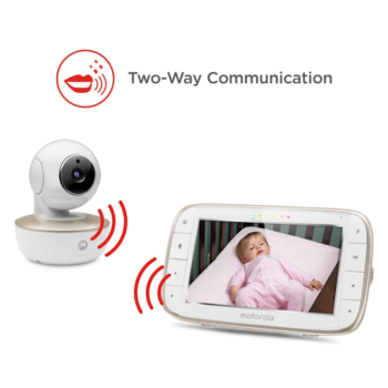 Motorola MBP855 Wi-Fi Connect Video Baby Monitor Talk