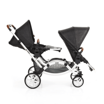 ABC Design Zoom Tandem Pushchair - Piano - Recline