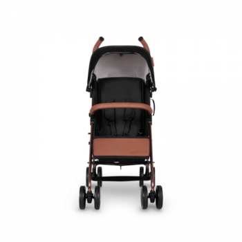 Ickle Bubba Discovery Stroller - Black / Rose Gold - Front Alt