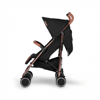 Ickle Bubba Discovery Stroller - Black / Rose Gold - Side Alt