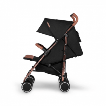 Ickle Bubba Discovery Stroller - Black / Rose Gold - Side Ext