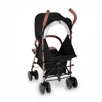 Ickle Bubba Discovery Stroller - Black / Rose Gold - Back Ext