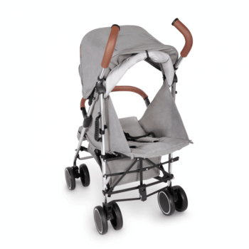 Ickle Bubba Discovery Stroller - Grey / Silver - Back Ext