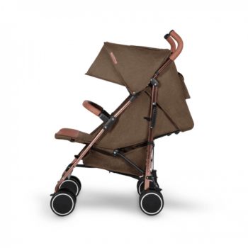 Ickle Bubba Discovery Stroller - Khaki / Rose Gold - Side Ext