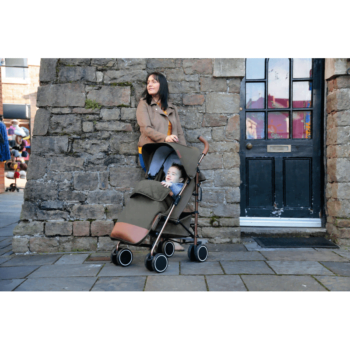 Ickle Bubba Discovery Stroller Stylish Lightweight Khaki
