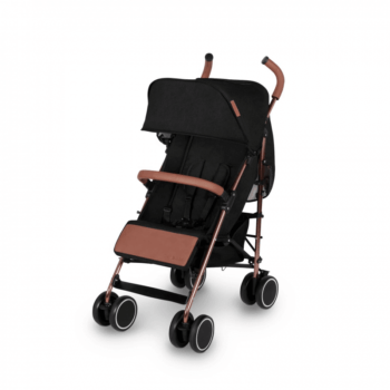 Ickle Bubba Discovery Max Stroller - Black / Rose Gold - Left