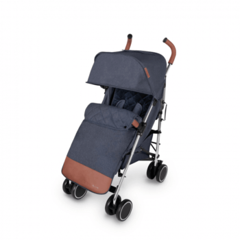 Ickle Bubba Discovery Prime Stroller - Denim Blue / Silver