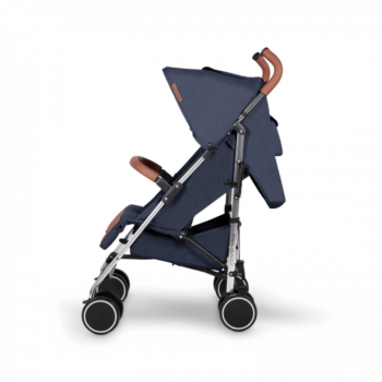 Ickle Bubba Discovery Max Stroller - Denim Blue / Silver - Side