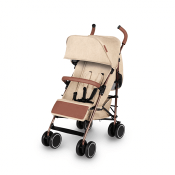 Ickle Bubba Discovery Max Stroller - Sand / Rose Gold - Left