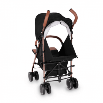 Ickle Bubba Discovery Prime Stroller - Black / Rose Gold - Back Ext