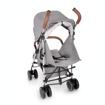 Ickle Bubba Discovery Prime Stroller - Grey / Silver - Back Ext