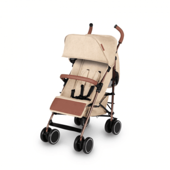 Ickle Bubba Discovery Prime Stroller - Sand / Rose Gold - Left