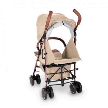 Ickle Bubba Discovery Prime Stroller - Sand / Rose Gold - Back Ext