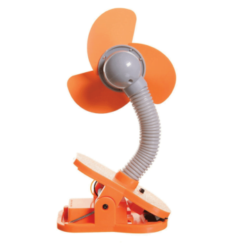 Dreambaby Portable Stroller Fan - Orange - Back