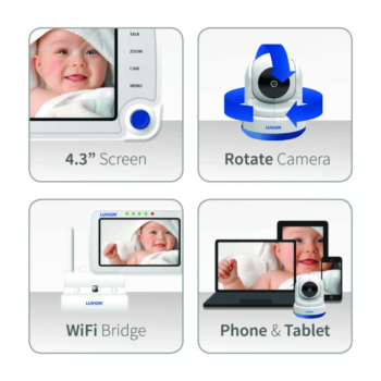 Luvion Supreme Wi-Fi Connect Video Baby Monitor Features
