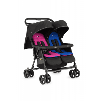 Joie Aire Twin Stroller - Pink & Blue