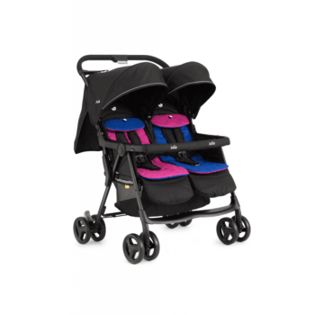 Joie Aire Twin Stroller - Pink & Blue - Right