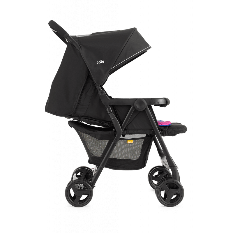 Joie Aire Twin Stroller - Pink & Blue - Side Ext