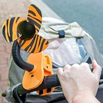 Dreambaby Portable Stroller Fan - Tiger - Lifestyle