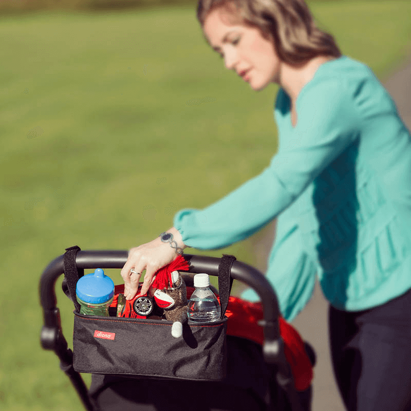 Diono Buggy Buddy Stroller Organiser Extra Pushchair Storage Black