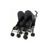 Obaby Apollo Twin Stroller - Black / Grey