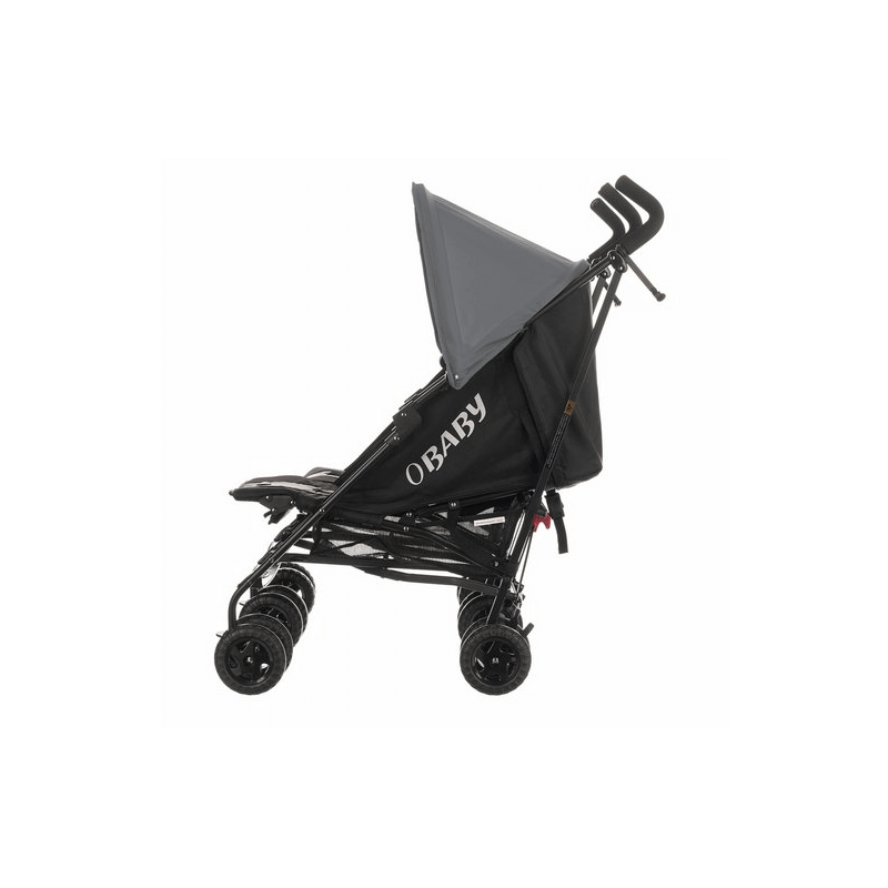 Obaby Apollo Twin Stroller Black Grey