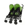 Obaby Apollo Twin Stroller - Black / Lime