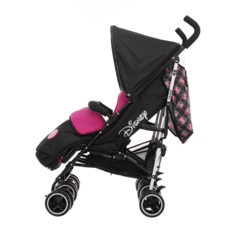 Obaby Disney Twin Stroller - Mickey & Minnie Circles - Side Alt