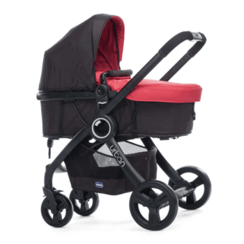 Chicco Urban Plus 3-in-1 Travel System - Red Passion - Carrycot