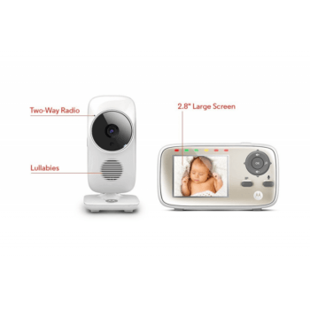 Motorola MBP483 Twin Camera Video Baby Monitor Features