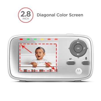 Motorola MBP483 Twin Camera Video Baby Monitor Display