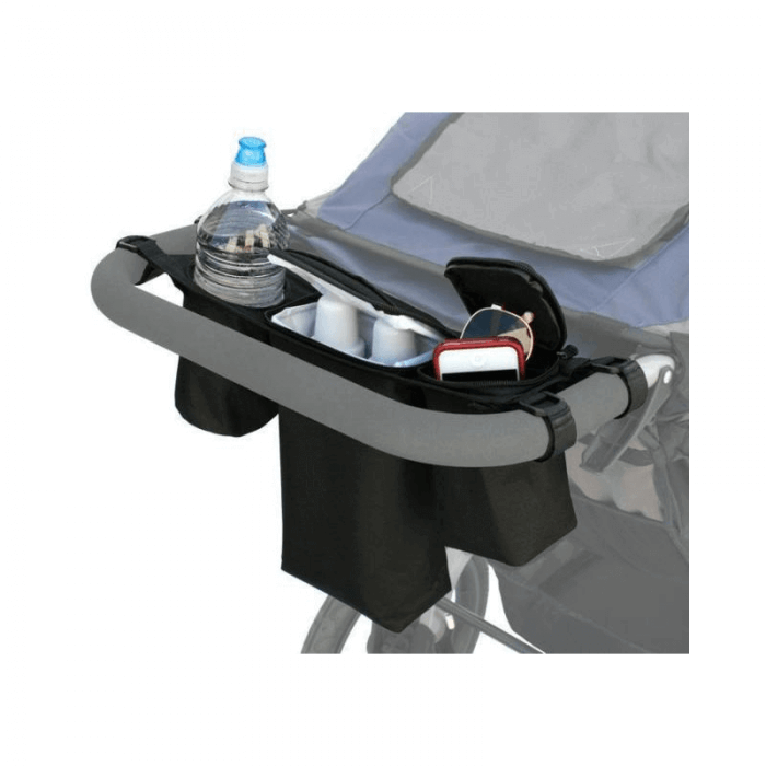 JL Childress Cups 'n Cool Deluxe Stroller Console - Side