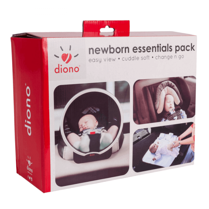 Diono Newborn Essentials Car Safety Accessory Pack