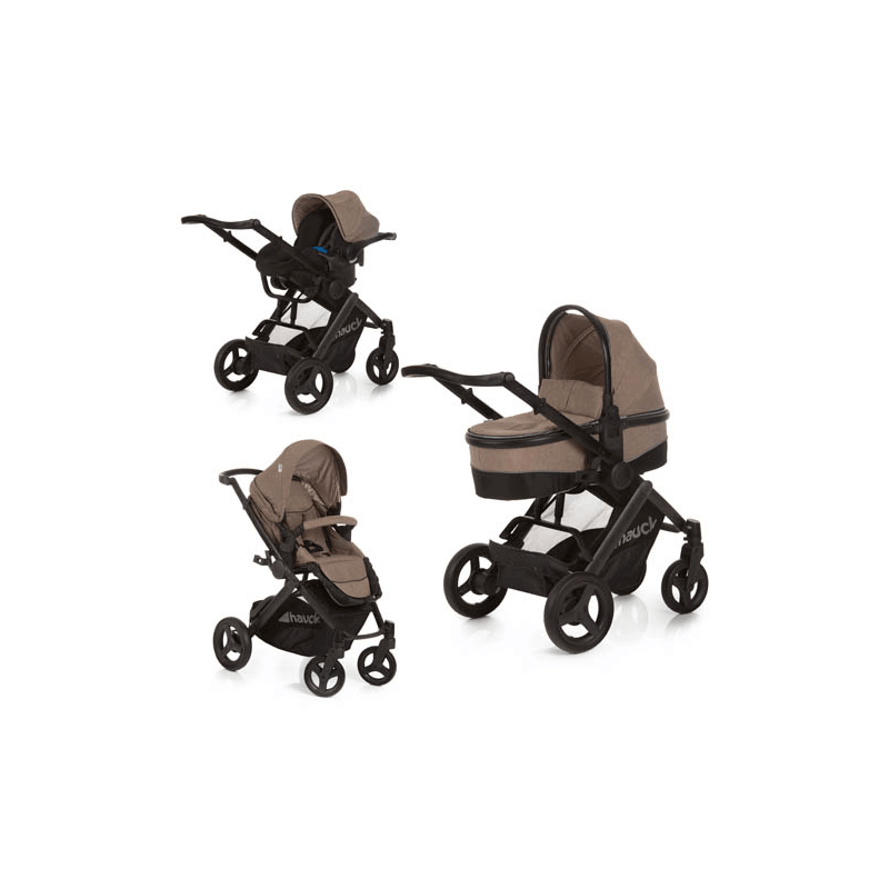 Hauck Maxan 4 Plus 3 in 1 Travel System Melange Sand