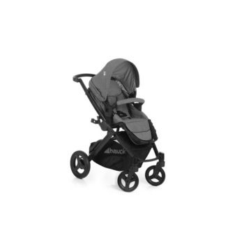 Hauck Maxan 4 Plus 3-in-1 Travel System - Melange Stone - Right