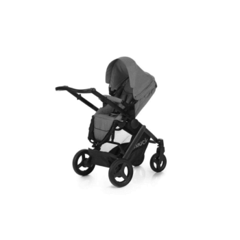 Hauck Maxan 4 Plus 3-in-1 Travel System - Melange Stone - Left