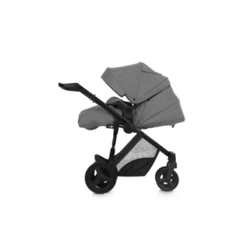 Hauck Maxan 4 Plus 3-in-1 Travel System - Melange Stone - Side