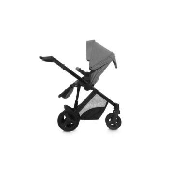 Hauck Maxan 4 Plus 3-in-1 Travel System - Melange Stone - Seat Left