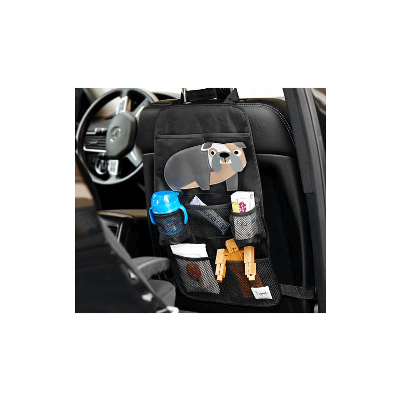 3 Sprouts Backseat Organiser - Bulldog