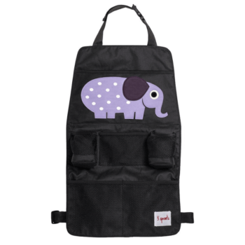 3 Sprouts Backseat Organiser - Elephant