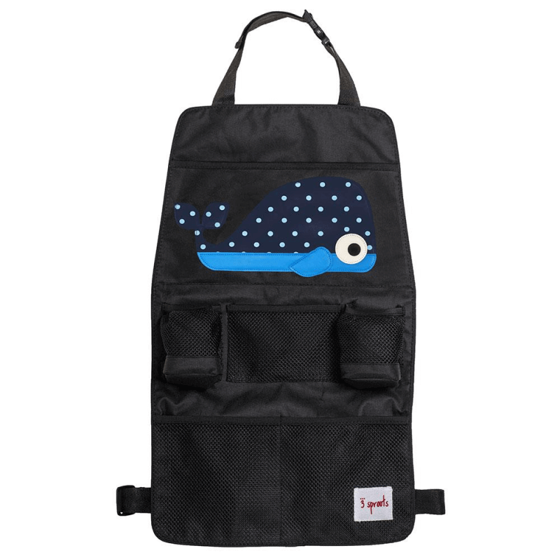 3 Sprouts Backseat Organiser - Whale