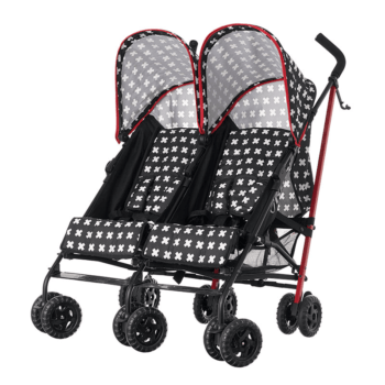 Obaby Apollo Twin Stroller - Crossfire